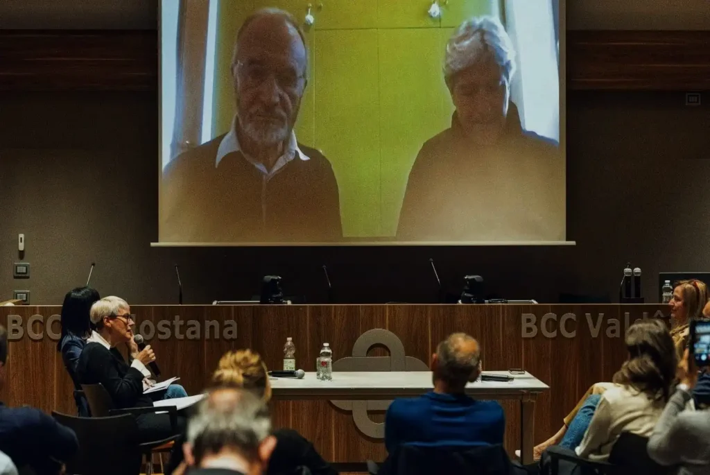 Sergio Galbiati e Raimondo Castellucci di Fondazione Hubruzzo