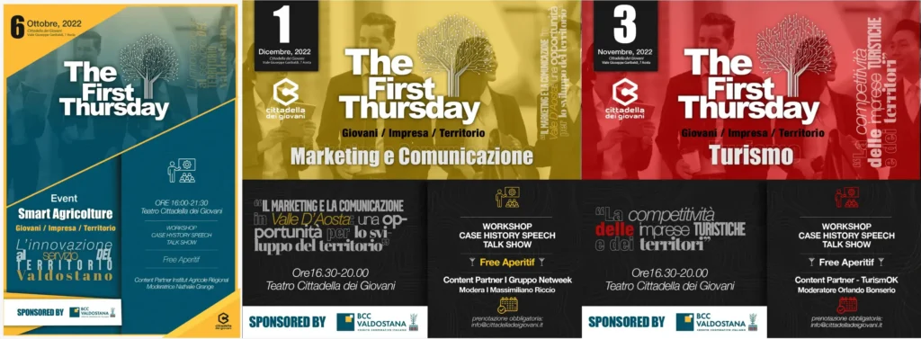 Locandine della Season 2022 di The First Thursday