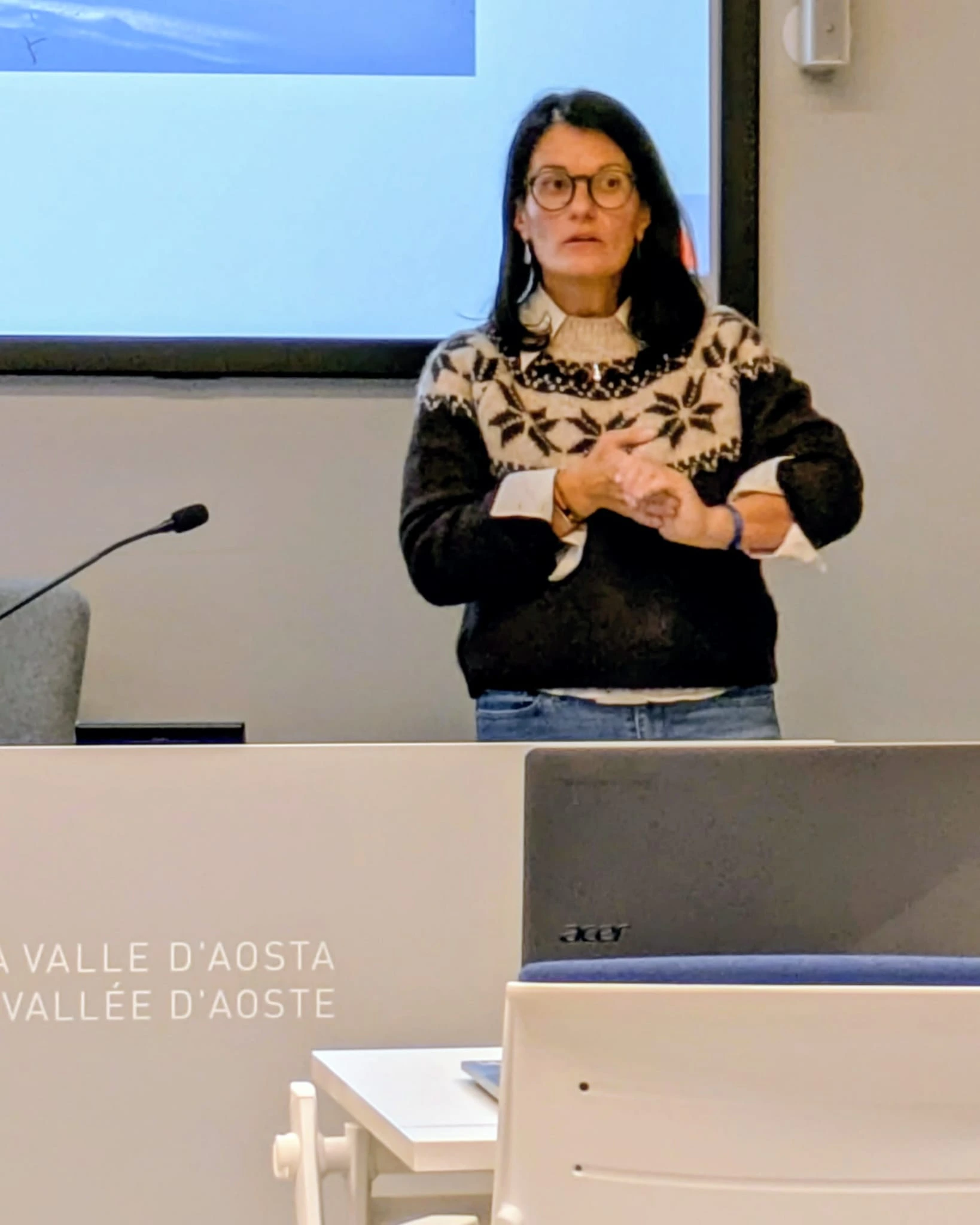 Elisabetta Bottinelli durante Mutamenti Urbani OFF