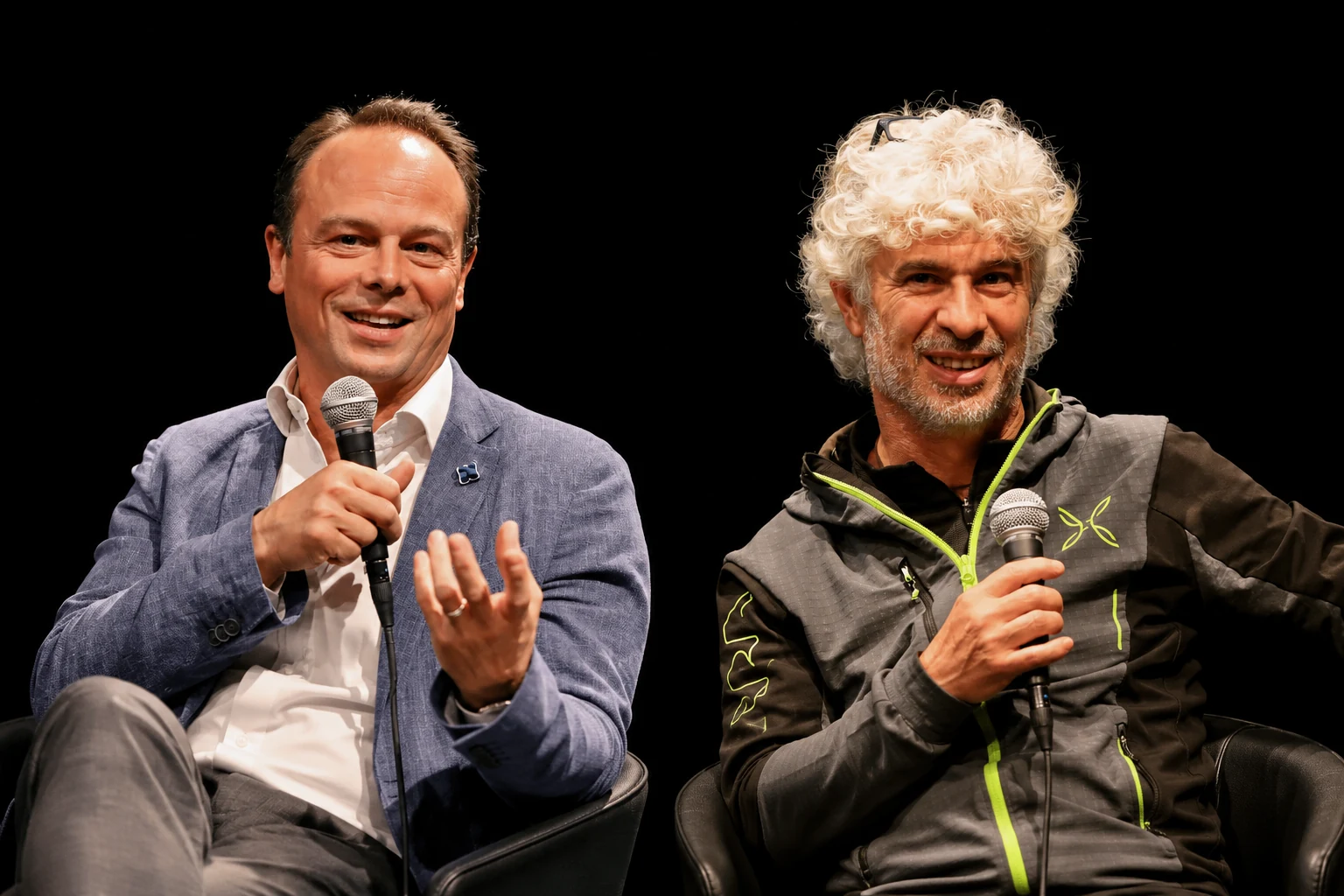 Marco Guazzoni e Roberto Cavallo durante The First Thursday